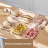 Коробка для хранения продуктов, штабелируемая морозильная камера, органайзер для холодильника с крышкой, противоморозные многоразовые контейнеры для еды, для недельного хранения трав