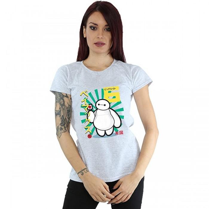 Big Hero 6 Womens/Ladies Baymax Lollipop Boyfriend T-Shirt