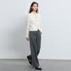 Sancai 2025 Autumn Women's Elegant Wide-Leg Commuter Trousers