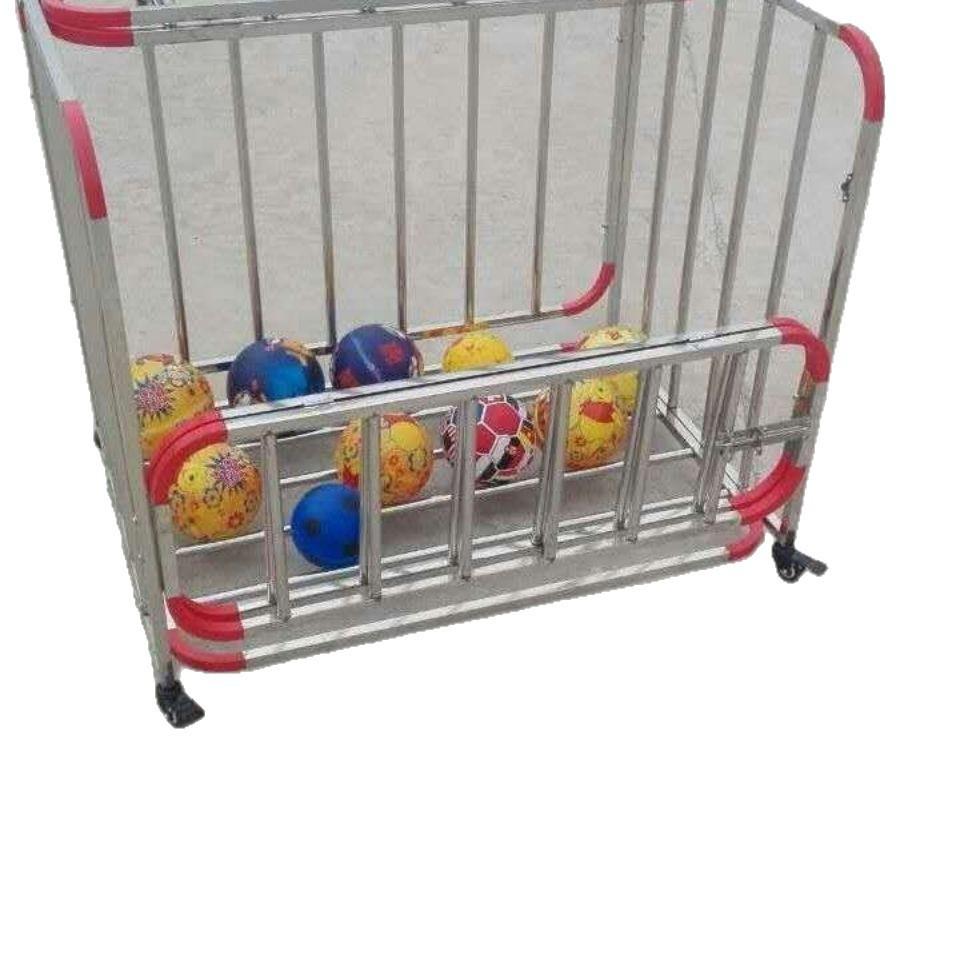 Outdoor Kindergarten Basketball Storage Cart