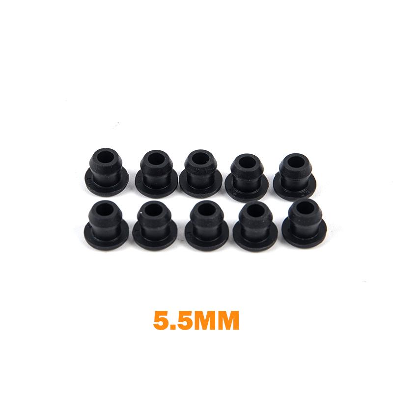 10Pcs Silicone Rubber Snap-On Hole Plug 2.5-14Mm Blanking End Caps Seal Stopper