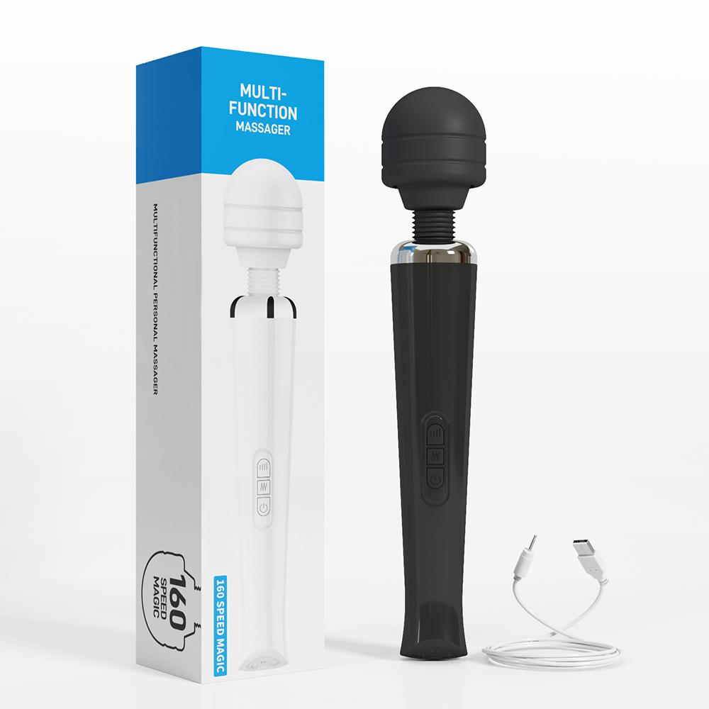 Мощная волшебная палочка-вибратор для женщин, большой AV-массажер для тела, стимулятор точки G, клитора, зарядка через USB, секс-игрушки для взрослых для женщин