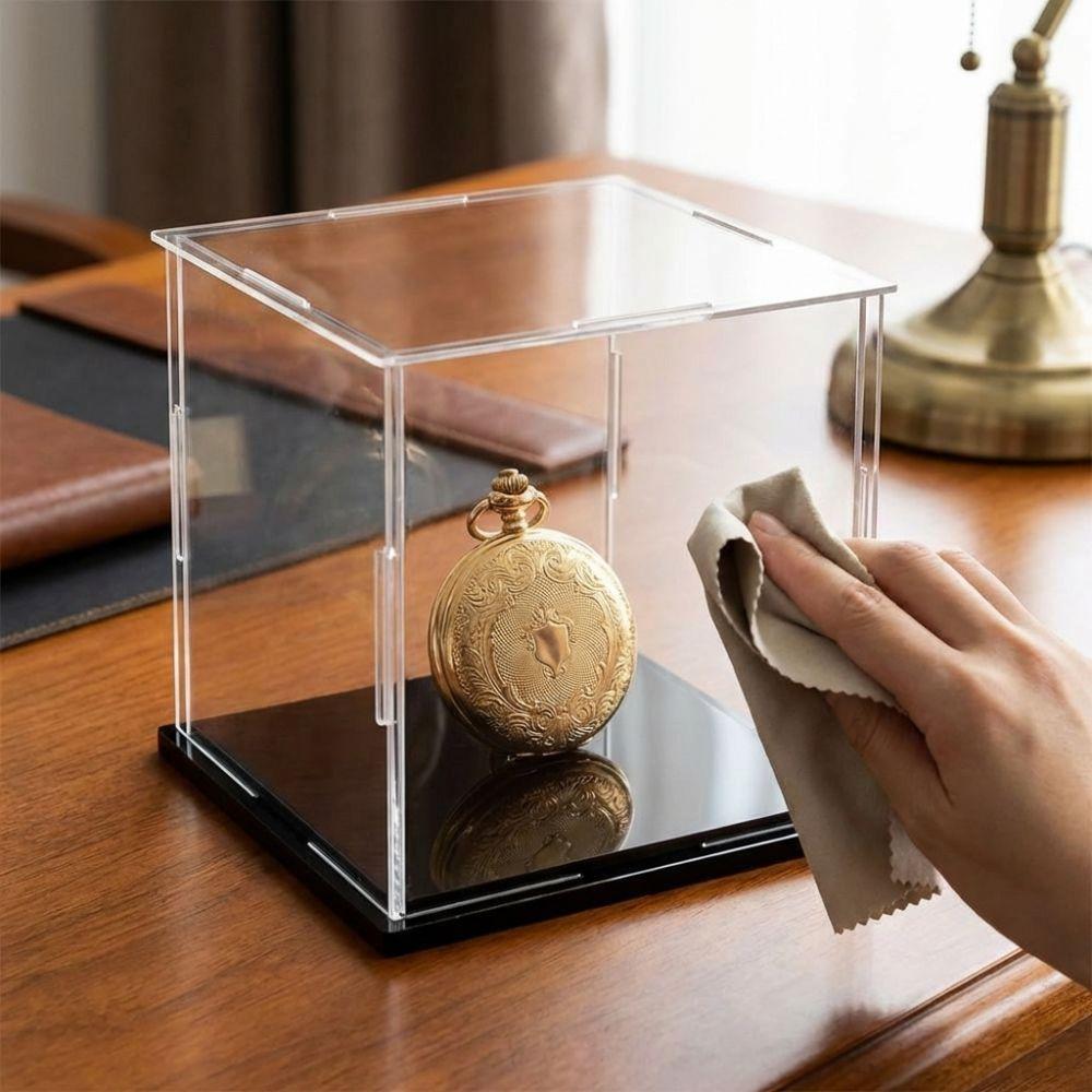 High Clarity Dust-proof Display Box Assemble Anti-Scratch Clear Display Case Sturdy Pressure Resistant