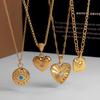 Подвеска с бриллиантами Multi-Love Золотая ожерелье из нержавеющей стали