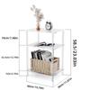 Acrylic Transparent Bedroom Bedside Table Sofa Side Table Living Room Bathroom Shelf Small Coffee Table