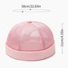 Дышащая сетчатая унисекс кепка Melon, однотонная летняя шляпа без полей, хип-хоп кепка, уличный стиль, шапки-бини, модные головные уборы