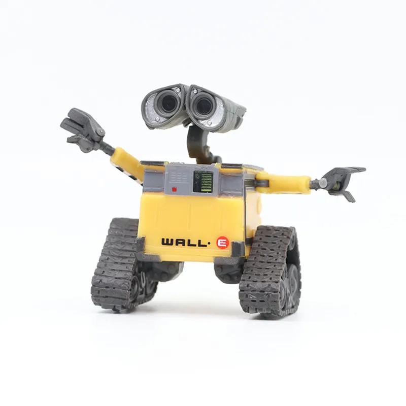 Робот Wall-E Wall E и EVE ПВХ Фигурки Действия Коллекция Модель Игрушки Куклы 6см10см Для Детей Рождественский Подарок