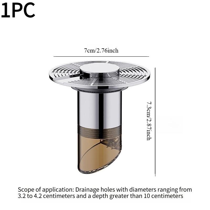 1PC suspended self-drainage floor drain core deodorant inner core bathroom floor drain universal insect-proof sewer pipe anti-return odor artifact