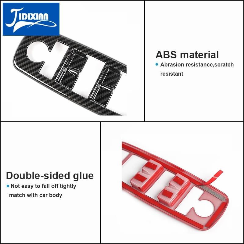 Внутреннее окно автомобиля, кнопка переключателя подъема окна, декоративная панель, наклейки для Dodge Charger Durango 2011-2022 для Dodge RAM