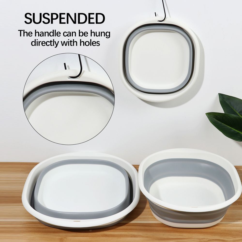 Multi-purpose Foldable Washbasin Picnic Cleaning Tool Collapsible Wash Basin Washing Up Bowl
