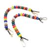 Яркая цепочка для сумки из бусин, регулируемая длина, резиновый ремешок для сумки, заменяемый ремешок для сумочки, женская цепочка для кошелька