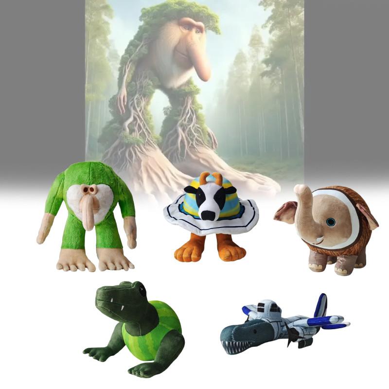 Стиль Мультяшный Тунтунгтунгсахур Акула Плюшевая Игрушка Детский Фестивальный Подарок Принадлежности