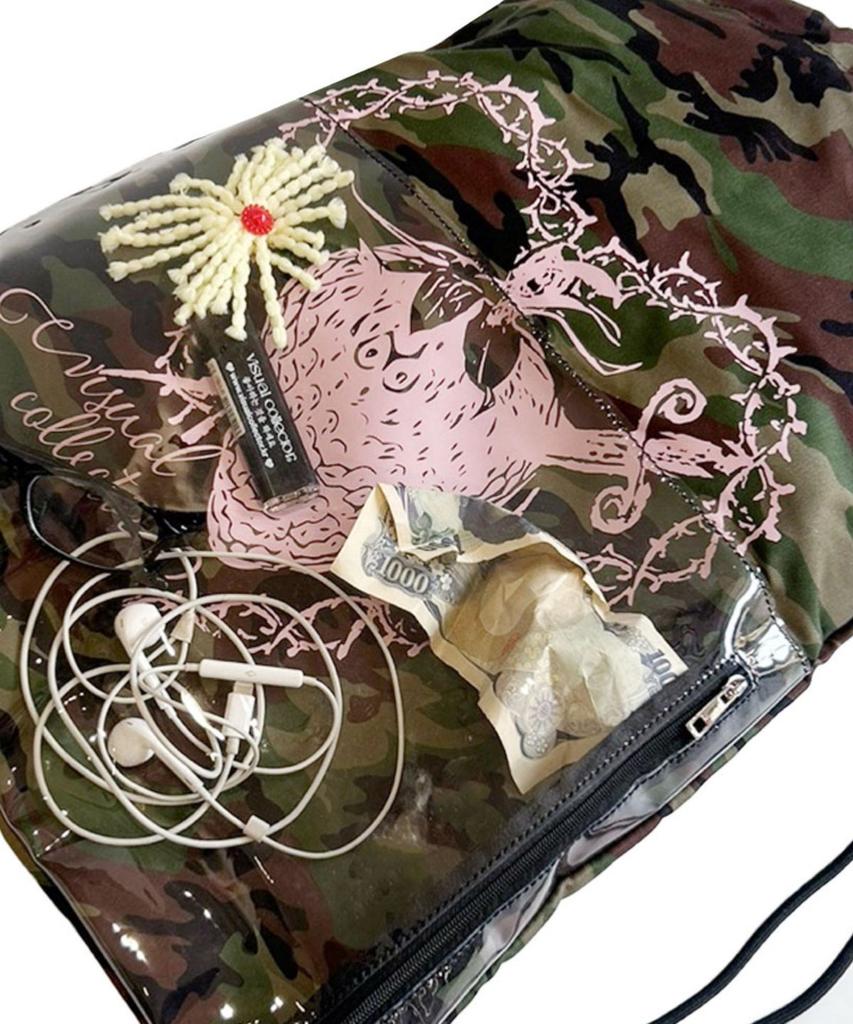 Визуальный Коллекционер ПВХ Карманный Артворк Спортивная Сумка [Камуфляж]