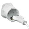 New Safe EU 2 Pin To UK 3 Pin European Travel Plug Euro Adapter Power Socket Adaptor Converter