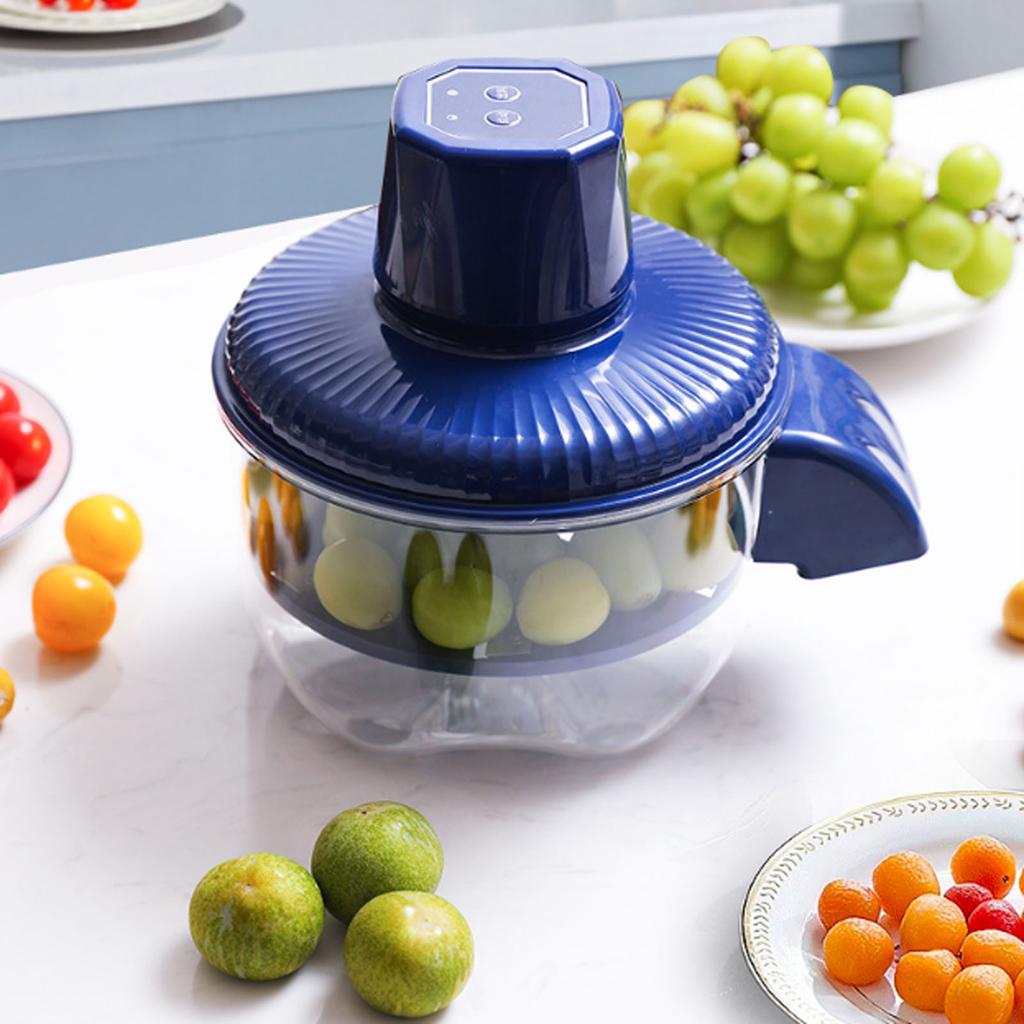 Электрическая машина для чистки винограда Многофункциональная 6 лезвий Овощечистка автоматическая для фруктов и овощей