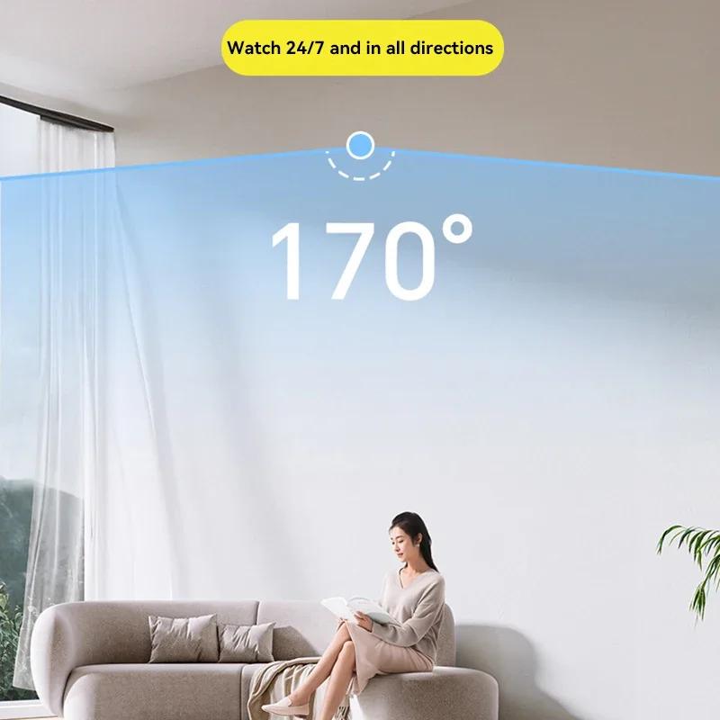 Беспроводная HD-камера 1080P - WiFi для дома, комнатная, с ночным видением, удаленный сетевой мониторинг через мобильный телефон