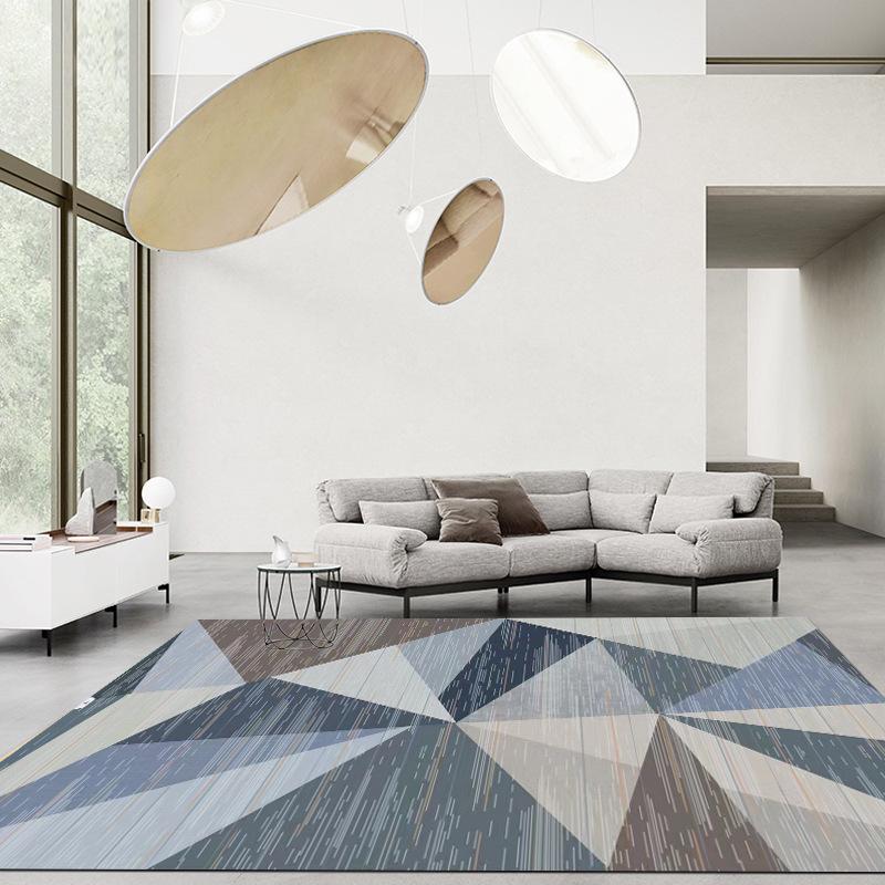 Геометрический ковер для спальни, грязеотталкивающий ковер для журнального столика в офисе, ковер для гостиной