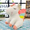 25CM New Soft Cute Rainbow Style Unicorn Toy Plush Toys Animals Horse Children Toys Baby Dolls