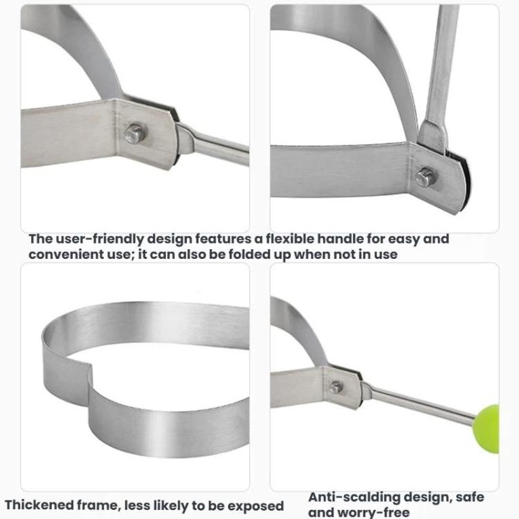 Нержавеющая сталь 430 Форма для яиц Сделай сам Форма для рисовых шариков Яйцеварка