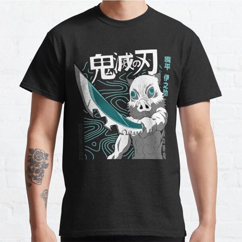 Футболки с графическим принтом Demon Slayer Футболки унисекс Футболки Harajuku Топы Винтажные футболки с короткими рукавами Большие футболки унисекс Футболки