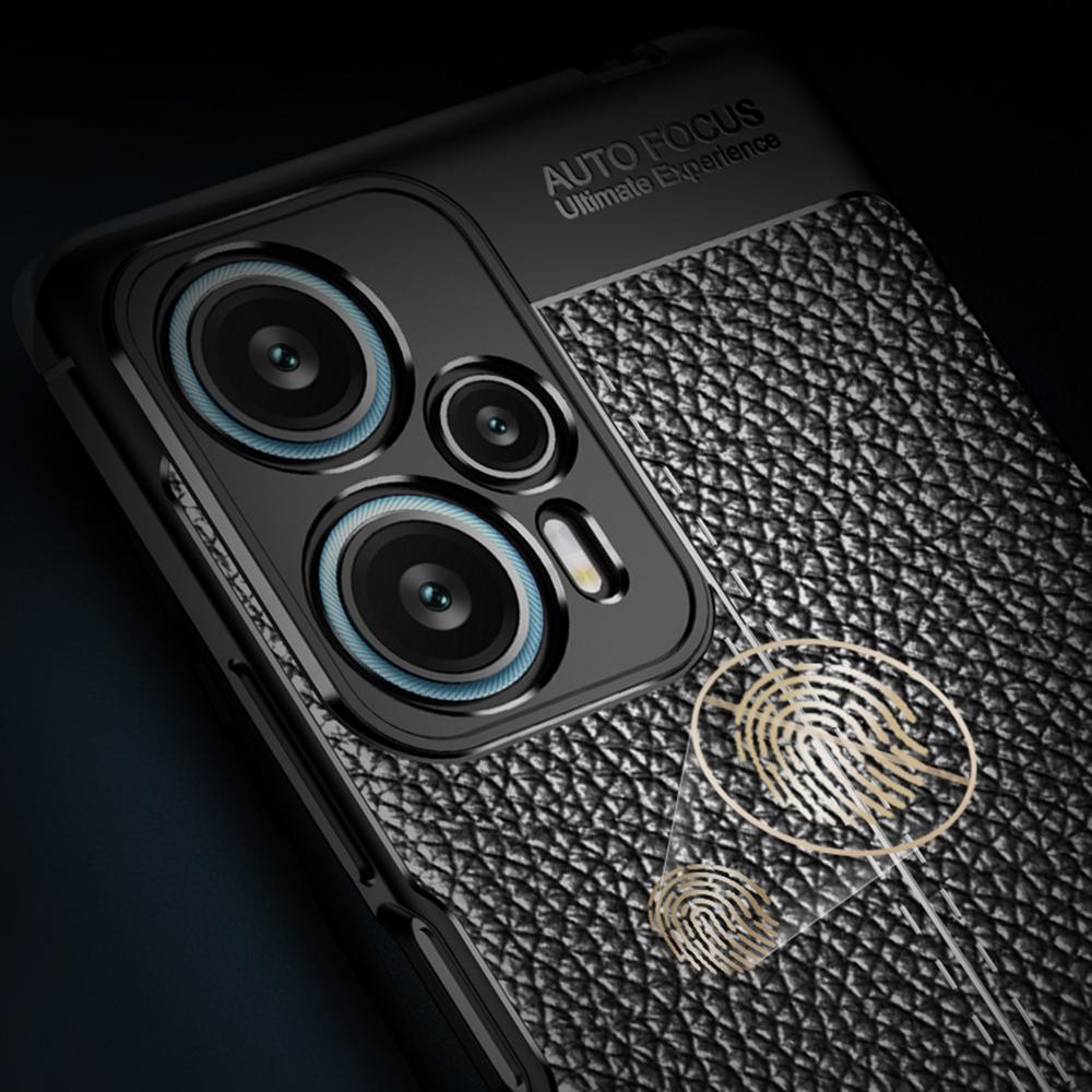 Для Xiaomi Redmi Note 12 Turbo/Poco F5 5G Гибкий ТПУ Чехол для телефона Текстура личи Защитный чехол для телефона