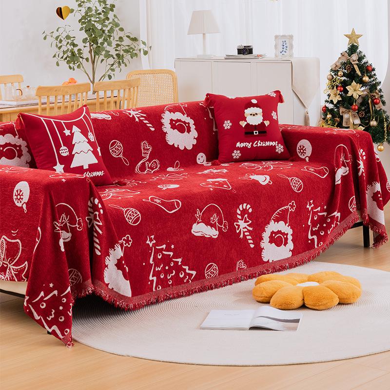 Slipcover Chenille Christmas Sofa Cover Four Seasons Universal Sofa Blanket Cover Sofa