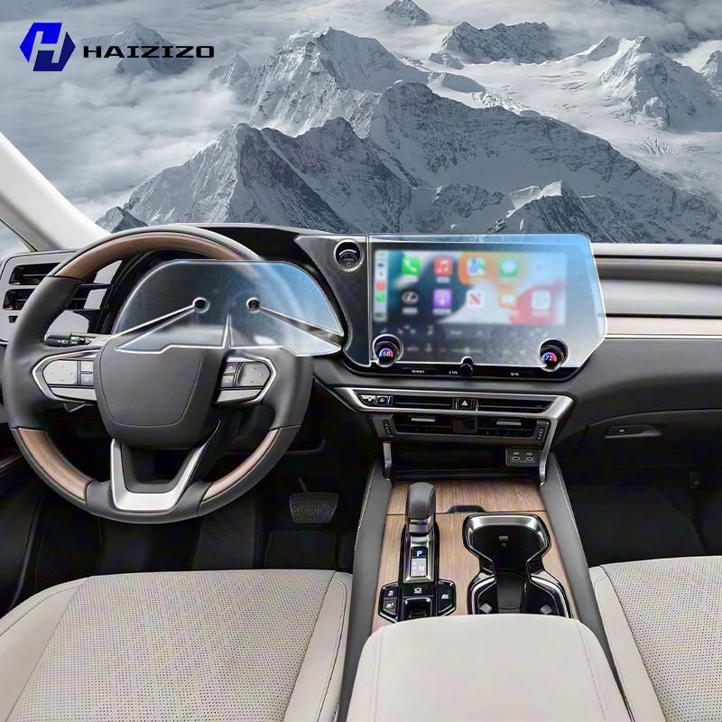 For Lexus RX 350 350h 500h -2026 LCD Screen Anti fingerprint Matte TPU film Car navigation screen protector film Accessories