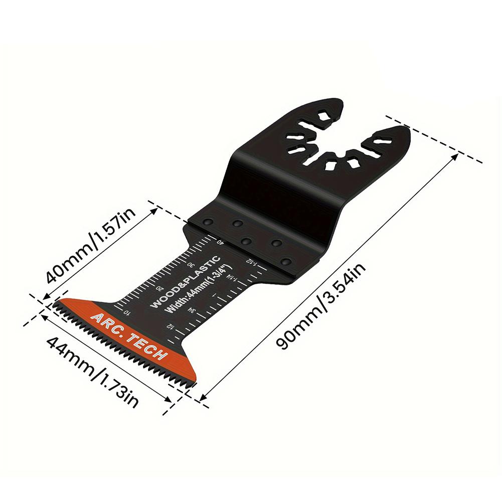 50 шт. осциллирующих пильных полотен для металла, дерева, пластика, многофункциональных полотен, набор многофункциональных полотен для Bosch Dremel Fein Worx