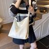 2025 New Women's Bag Large-capacity Bag Oblique Span Shoulder Bag Student Class Retro Fashion Shoulder Tote Bag