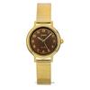 Standard Analog Gold Tone Stainless Steel Brown Dial Quartz LTP-B170G-5BV Women's Watch
