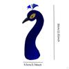Decorative Peacock Head with Floral Design for Special Occasions