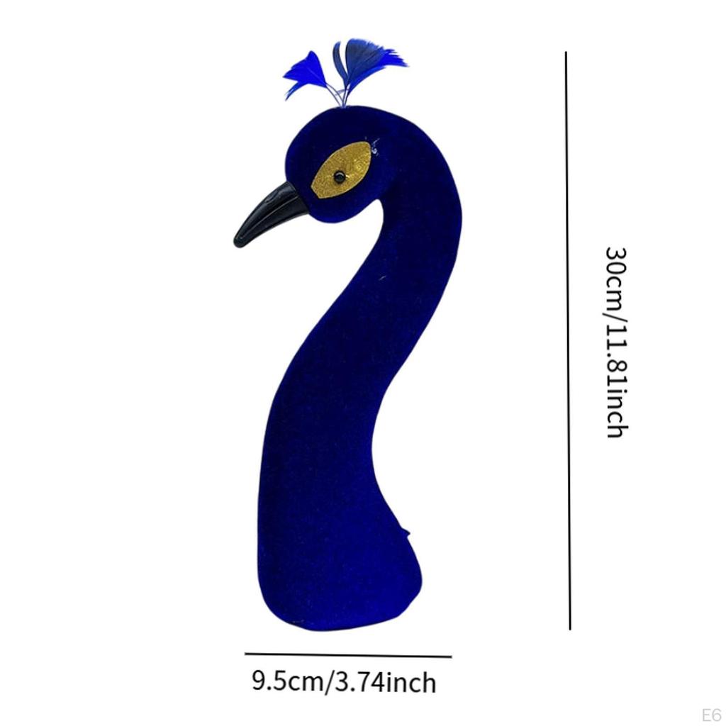 Decorative Peacock Head with Floral Design for Special Occasions