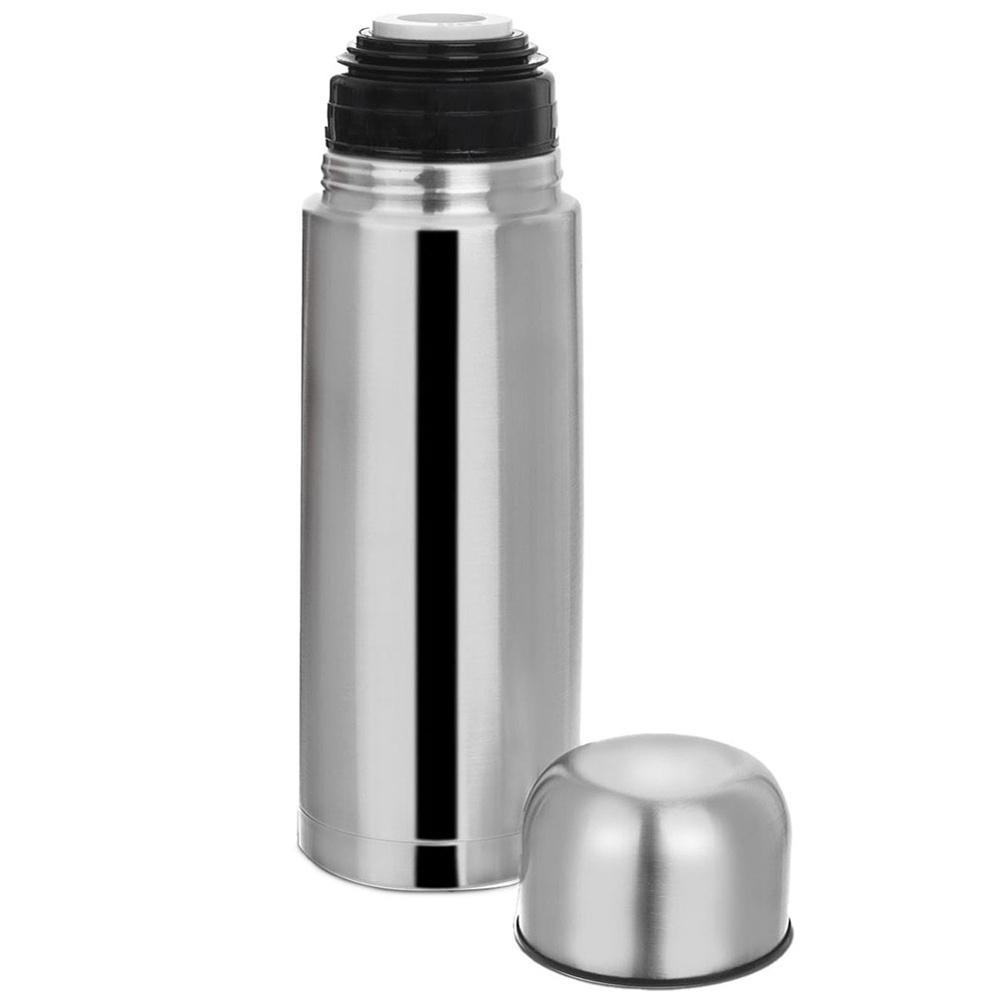 Termos Stalowy na Napoje Ciepłe Zimne z Automatycznym Korkiem Kubek 350 ml