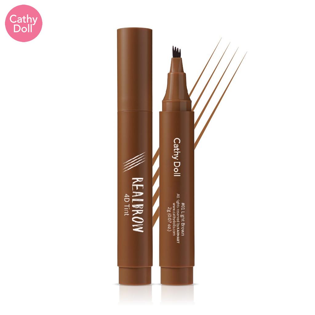 Cathy Doll Real Brow 4D Tint 2 г - Тайская косметика
