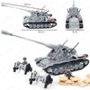 Военный Эмир Кранвагн Тяжелый Танк Строительный Блок Сборка Moc Фигурки WW2 Король Гор Модель Оружия Детский Подарок Игрушки для Мальчиков