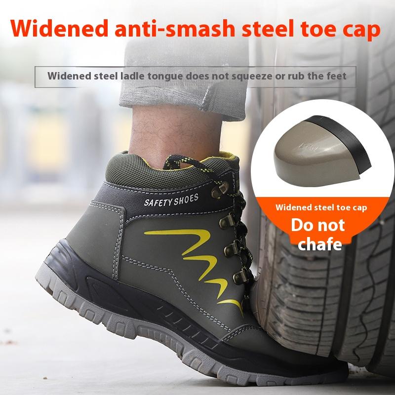 Рабочие кроссовки Защитная обувь Легкая обувь безопасности Проколостойкая Защита от ударов Стальной подносок Кевларовые стельки Рабочие ботинки