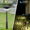 Garden Outdoor Solar LED Lights RGB Multi-Color Lighting Solar Path Lawn Light Christmas Garden Decorative Landscape Shine Lamps