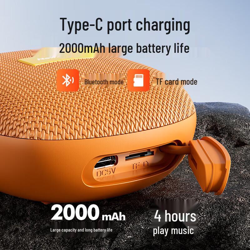 Портативная Bluetooth-колонка Newsmy PBS008 Pro, штекер CN (адаптер в комплекте) (Китайская версия)