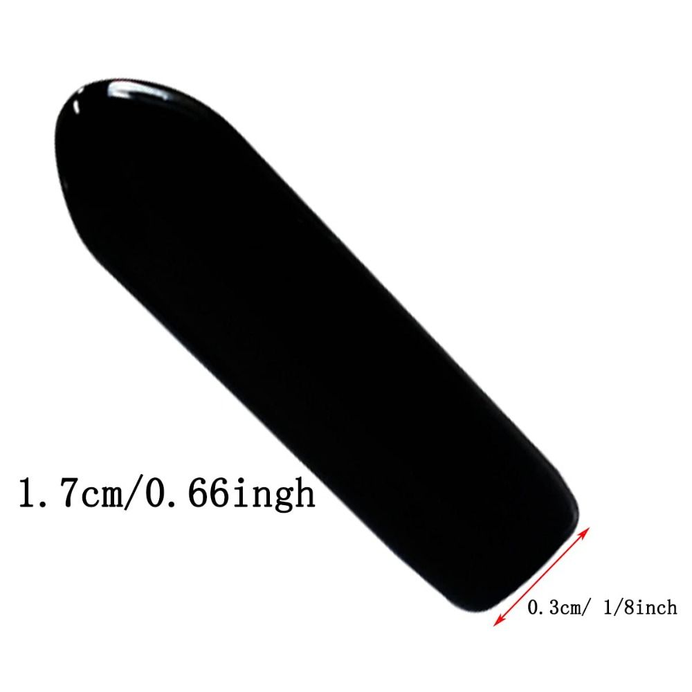 100pcs Vinyl Rubber End Caps Black Bolt Screw Thread Protector Flexible End Caps Covering screws