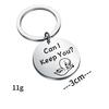 Halloween Ghost Stainless Steel Keychain Can I Keep You Design Cute Cartoon Style Practical Party Backpack Pendant