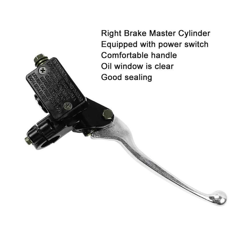7/8" 22mm Motorcycle Front Brake Master Cylinder Lever for Honda TRX 250 300 400 450 XR 250 350 400 500 Rebel CMX250 CA250 CR80