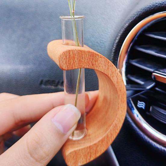 Мини-ваза для цветов Украшение на воздуховод автомобиля Гладкий край без заусенцев Легкая установка