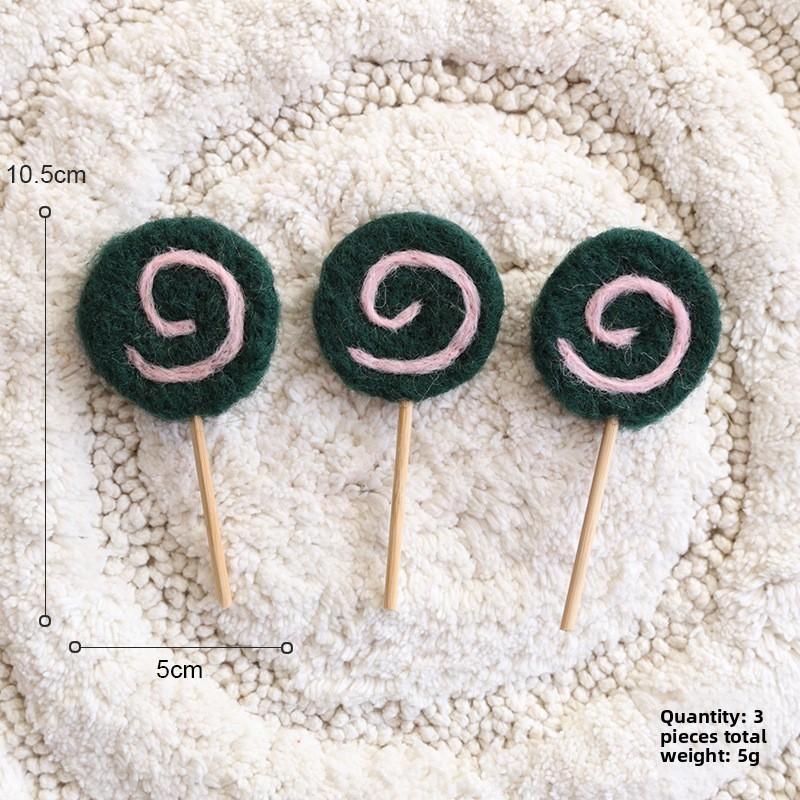 Lollipop Tree Christmas Ice Cream Shape Decor With Hanging Toys For Holiday