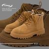 Глобальные желтые ботинки мужские ZHQ-HY727 весенние ботинки для отдыха на природе в британском стиле ботинки Martin с высоким берцем на толстой подошве