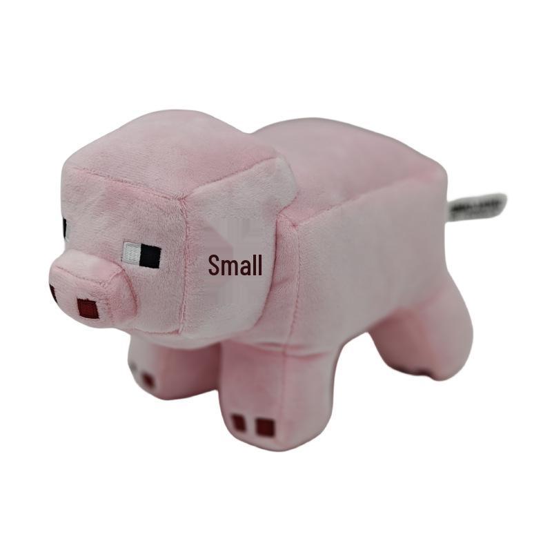 Minecraft Plush Toy Set: Iron Golem, Creeper, Zombie, Fox, Panda