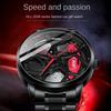 SVJ RS8 Wheel Watch Men's Stereo Brake Hollow Dial Sports Car Modified Black Technology Waterproof