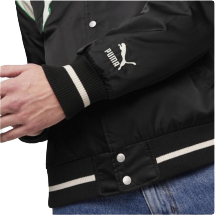 PUMA Baseball Jacket Unisex Black 626147-01