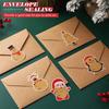 Paper Christmas Sticker 200 Pcs Gift Name Tags New Sealing Label  Christmas