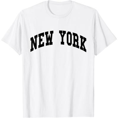 НЬЮ-ЙОРК - NYC - Дизайн в стиле ретро - Классическая футболка