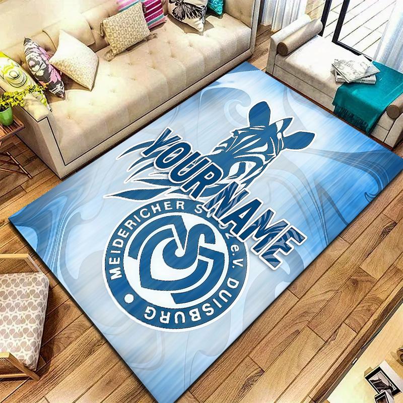 Msv Duisburg Custom Name Carpet Rug For Living Room Bedroom Home Sofa Decoration Kids Play Nonslip Floor Mat